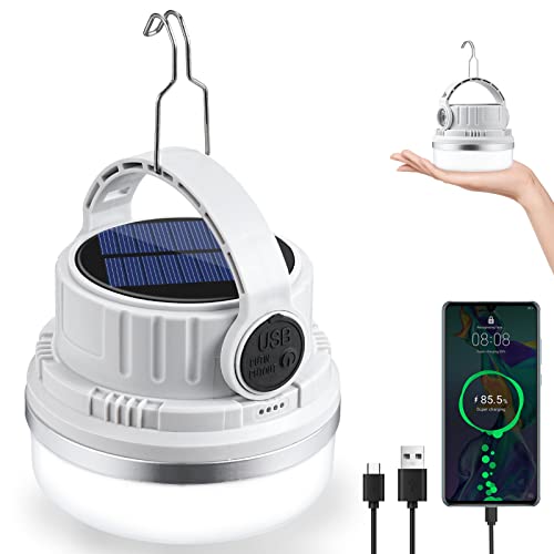 Solar Camping Lantern |  Long lasting Waterproof Portable LED and USB